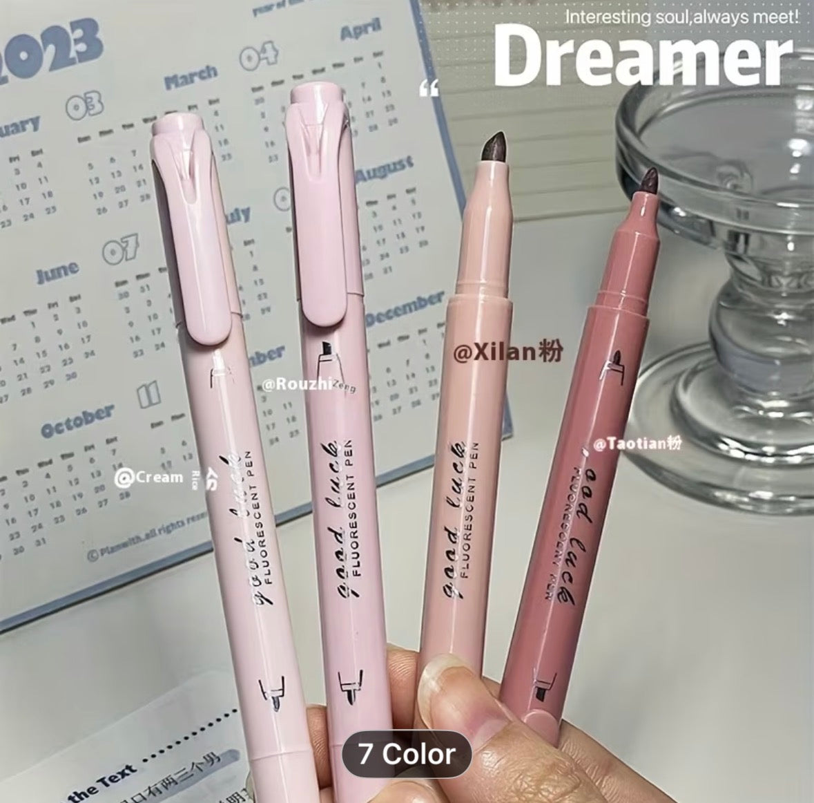 Highlighters (pink series)