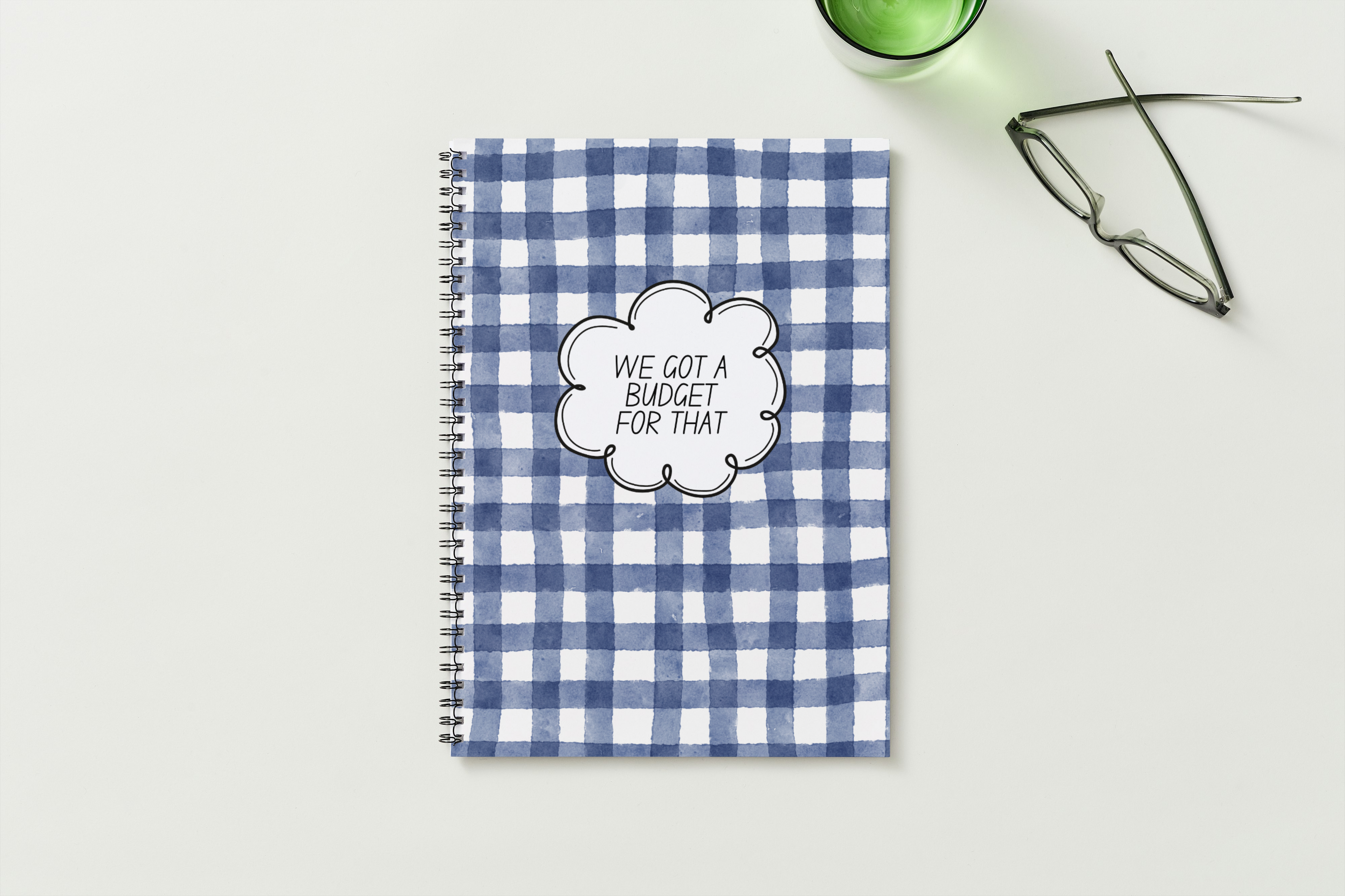 Checkered Blue/White