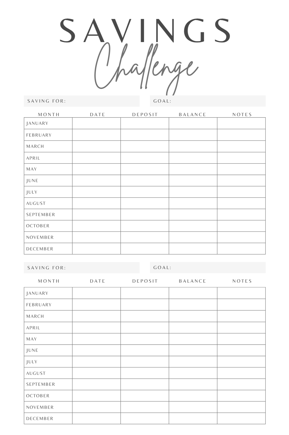 Budget Planner (DIGITAL PDF FILE)